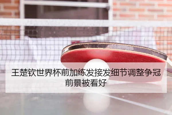 王楚钦世界杯前加练发接发细节调整争冠前景被看好